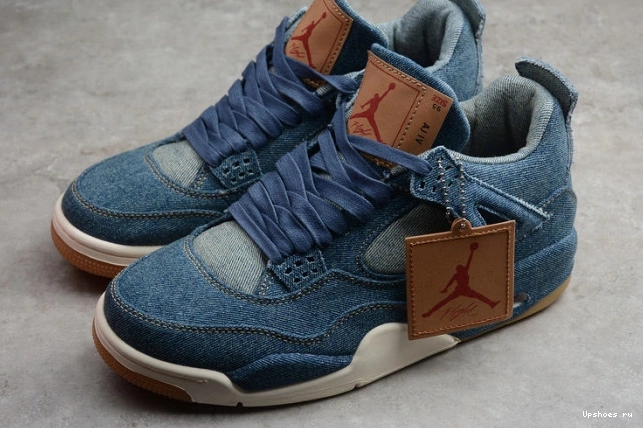 LEVI'S X AIR NIKE AO2571-401 DENIM JORDAN 4 0114